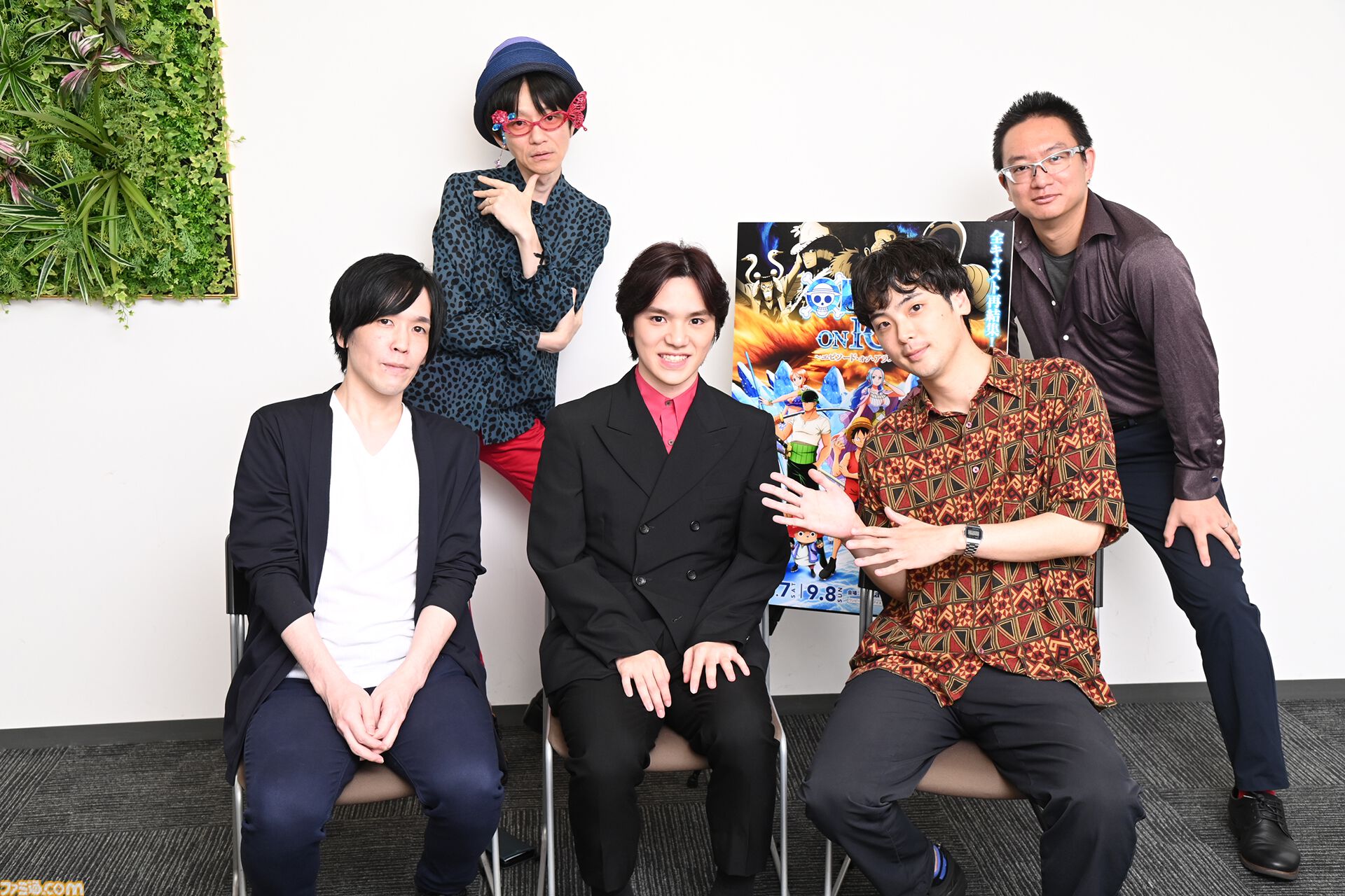 『ワンピース・オン・アイス』宇野昌磨さんとゲーマー4人がきゃっきゃする記事。殴る蹴るには物理法則が邪魔