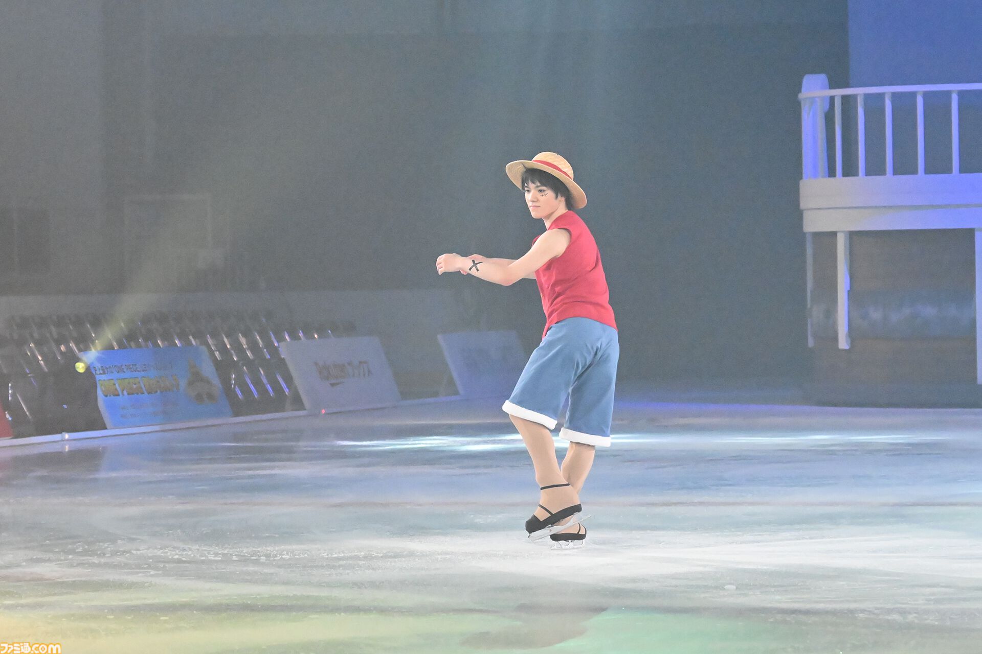 『ワンピース・オン・アイス』宇野昌磨さんとゲーマー4人がきゃっきゃする記事。殴る蹴るには物理法則が邪魔