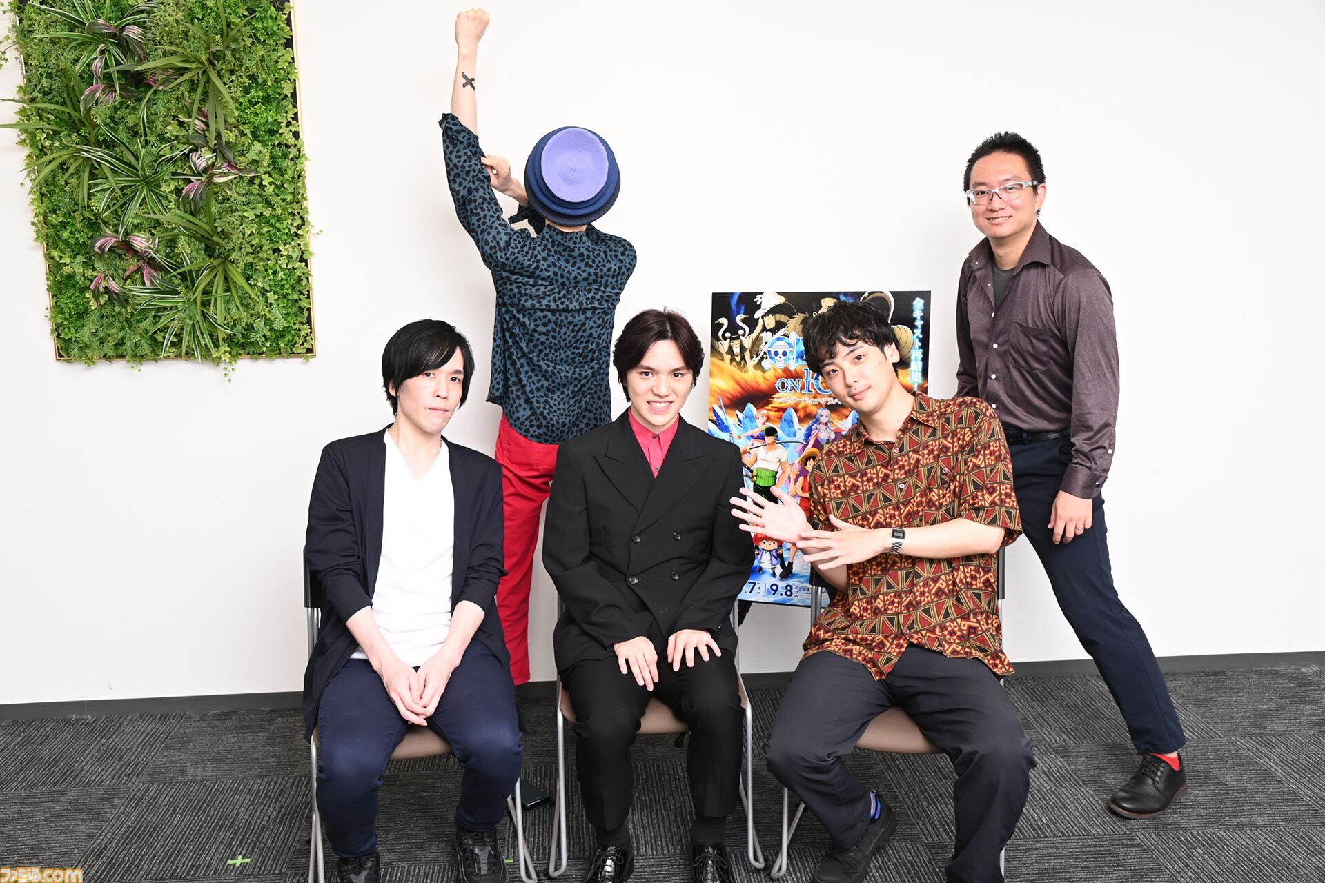 『ワンピース・オン・アイス』宇野昌磨さんとゲーマー4人がきゃっきゃする記事。殴る蹴るには物理法則が邪魔