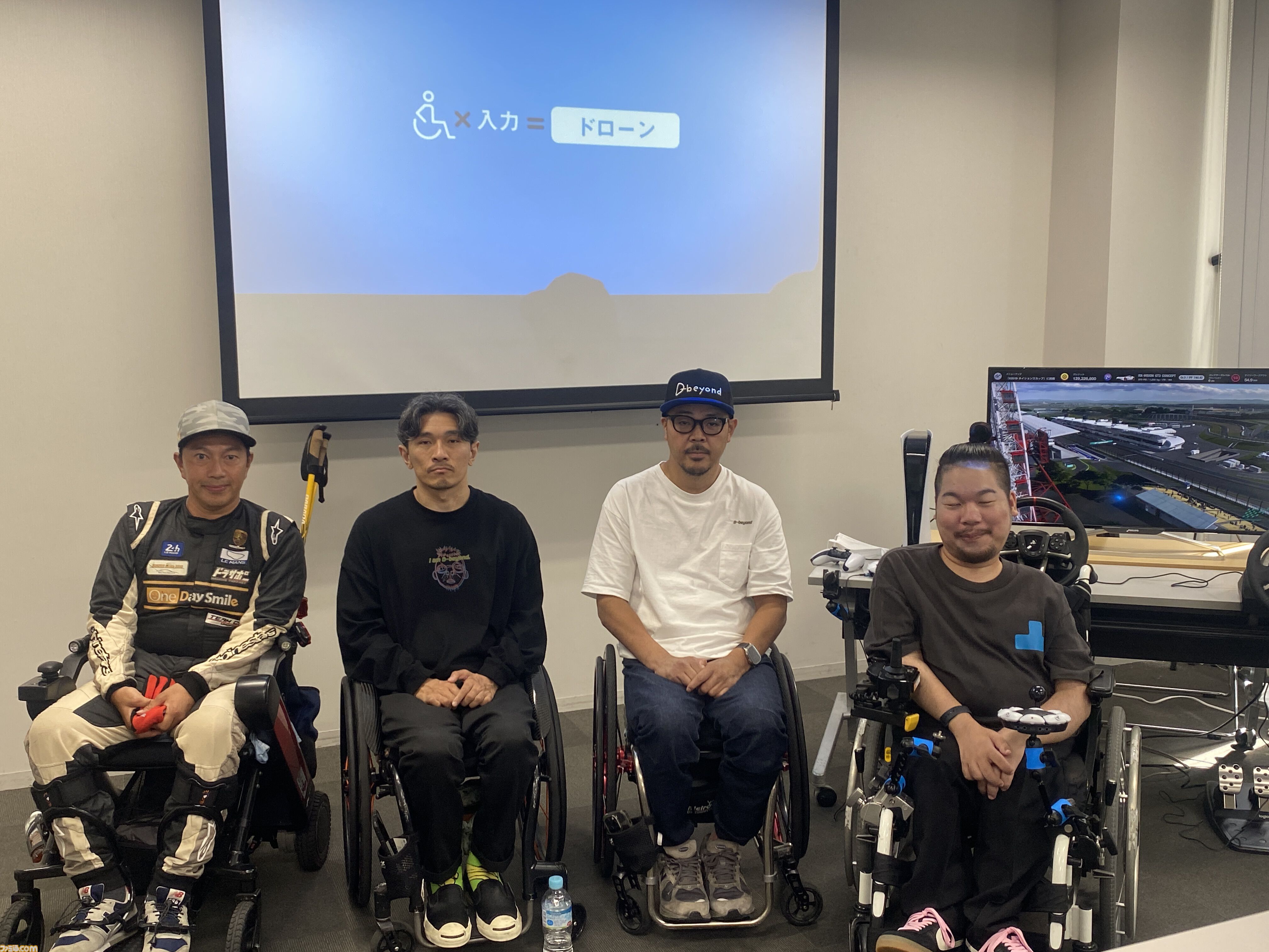 選手全員車いすのeスポーツチーム誕生。元レーサー、元パラリンピック選手、障害者用支援ツール制作会社の広報。異色の経歴を持つメンバーが『グランツーリスモ5』で爆走