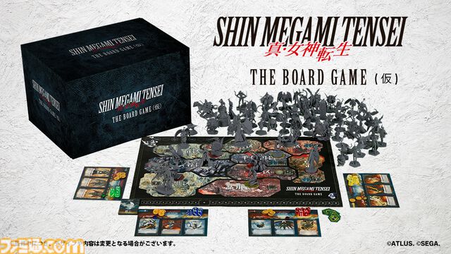 『真・女神転生』ボードゲームが発表。悪魔合体や悪魔会話などシリーズを象徴するシステムを再現。総数72体の悪魔フィギュアが同梱