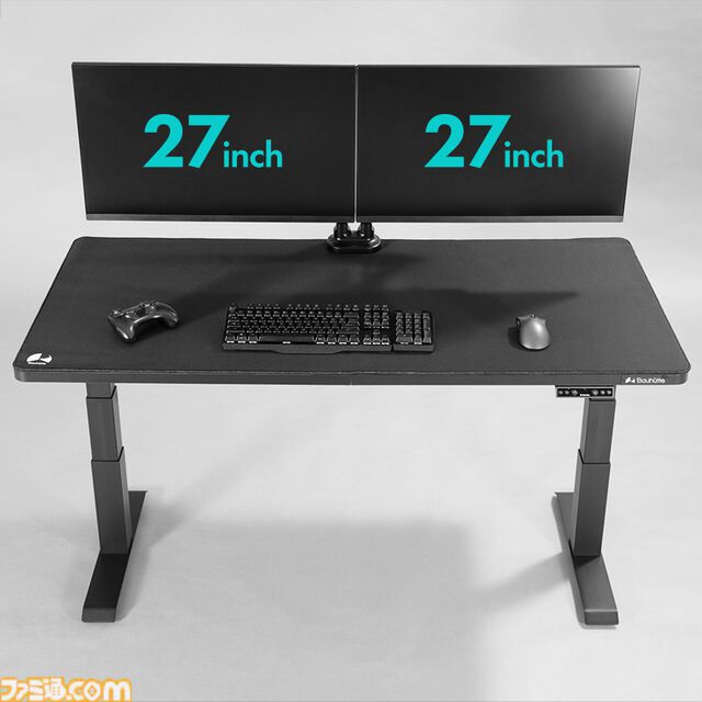 “低さ”を追求した電動昇降デスク『電動スーパーゲーミングデスク スーパーロー』バウヒュッテより発売。40cm～73cmまで幅広く調整可能