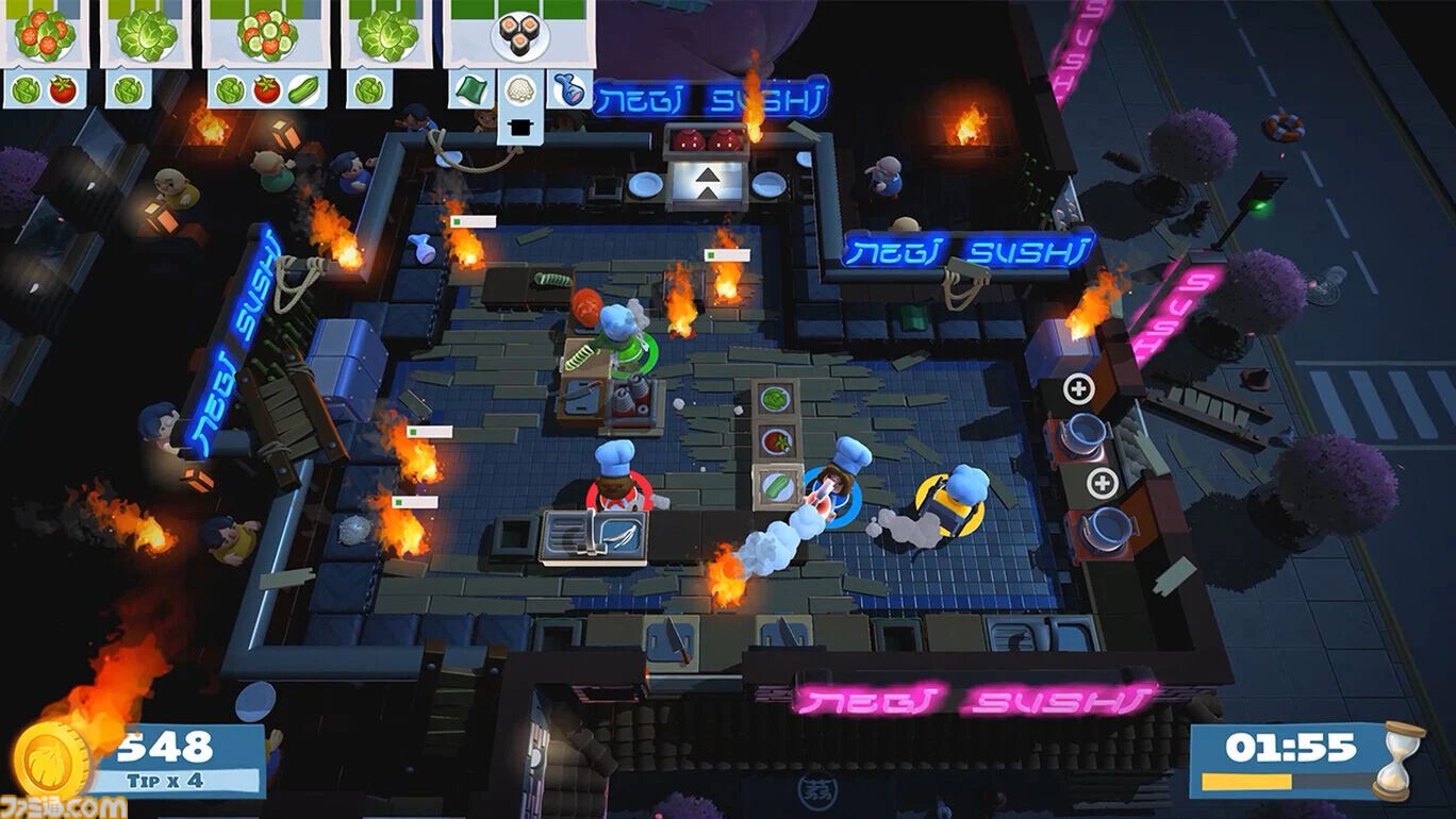 【Switch】2024年7月のDLソフトランキングTOP20発表。シリーズ最新作『パワプロ2024-2025』が1位。『オーバークック2』『スイカゲーム』が続く