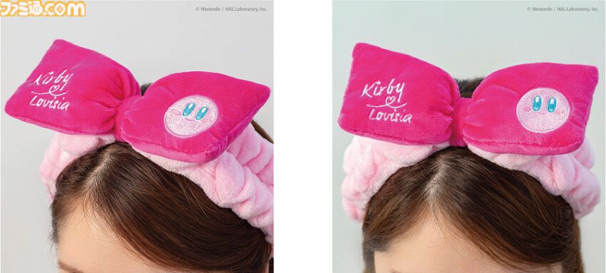 『星のカービィ』フェイス型ケースのリップバーム、肌触り抜群のヘアバンドが登場。Lovisiaとのコラボ商品が8月13日より先行発売