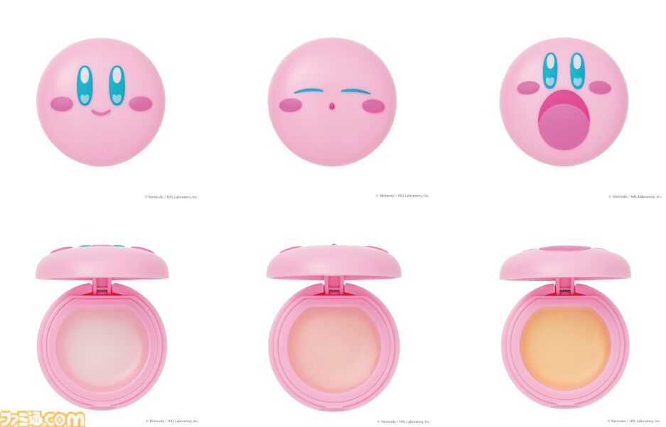 『星のカービィ』フェイス型ケースのリップバーム、肌触り抜群のヘアバンドが登場。Lovisiaとのコラボ商品が8月13日より先行発売