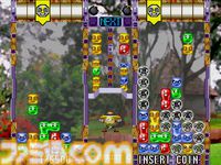 【アケアカ】『でろ～んでろでろ』が8月8日に配信。テクモより1995年に発売されたパズルゲーム。落ちてくる玉と同じ色の玉をくっつけて消していこう