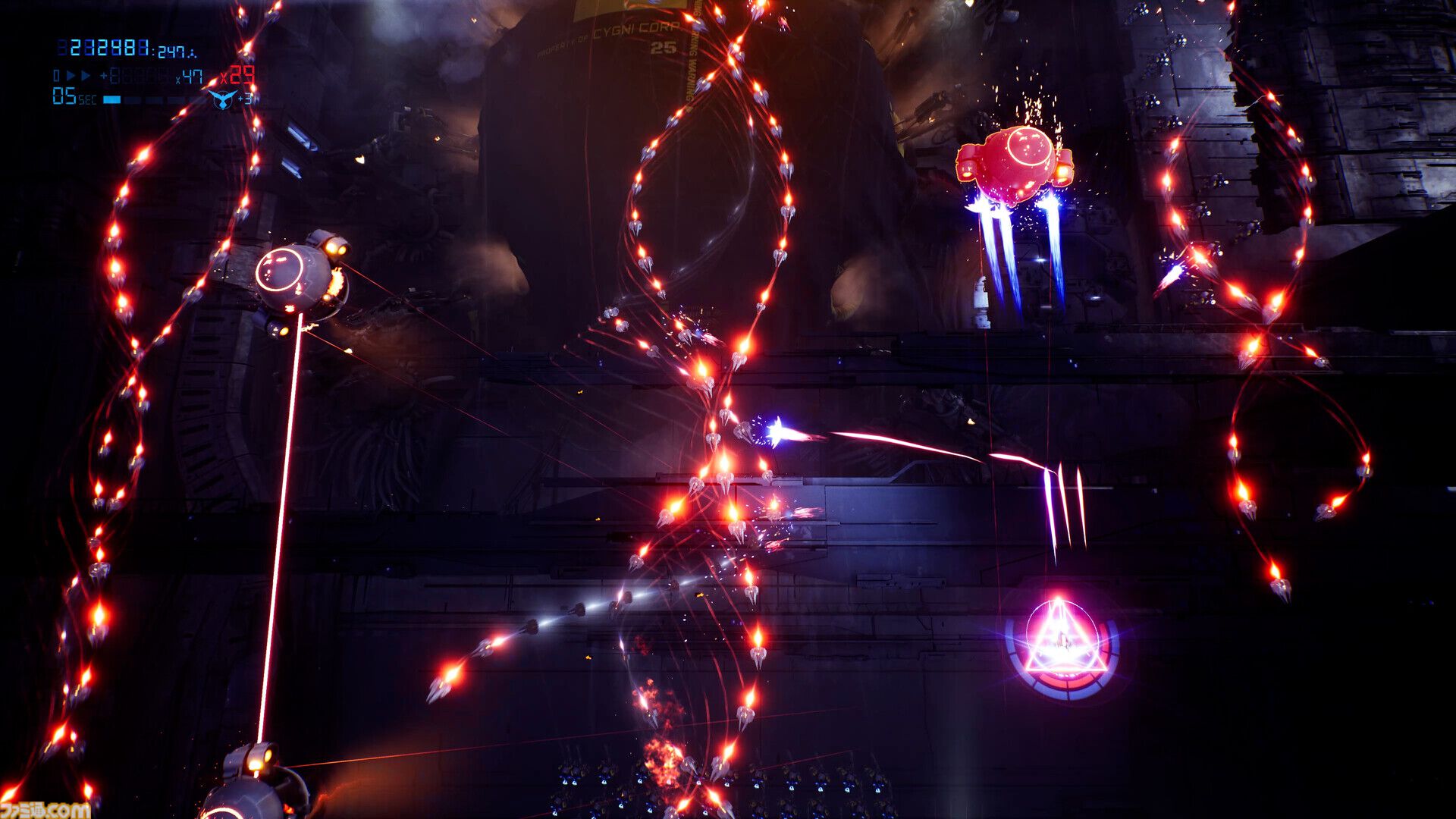 【無料】『CYGNI（シグニ）』がEpic Gamesストアで配布中。圧倒的弾幕と臨場感が味わえる縦スク型シューティング