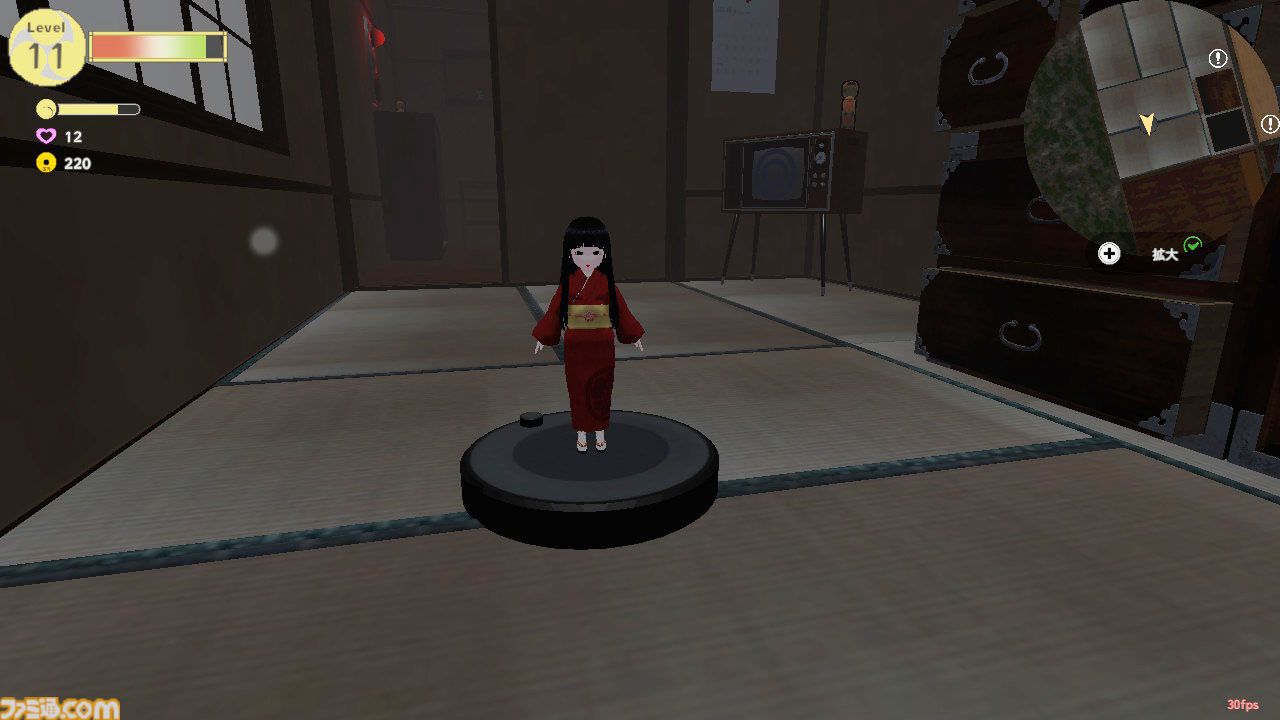 『Ichima-san』発売。市松人形ステルスアクション、見つかりそうになったら人形のフリでやり過ごす。ポルターガイストで人間にお仕置きすることも