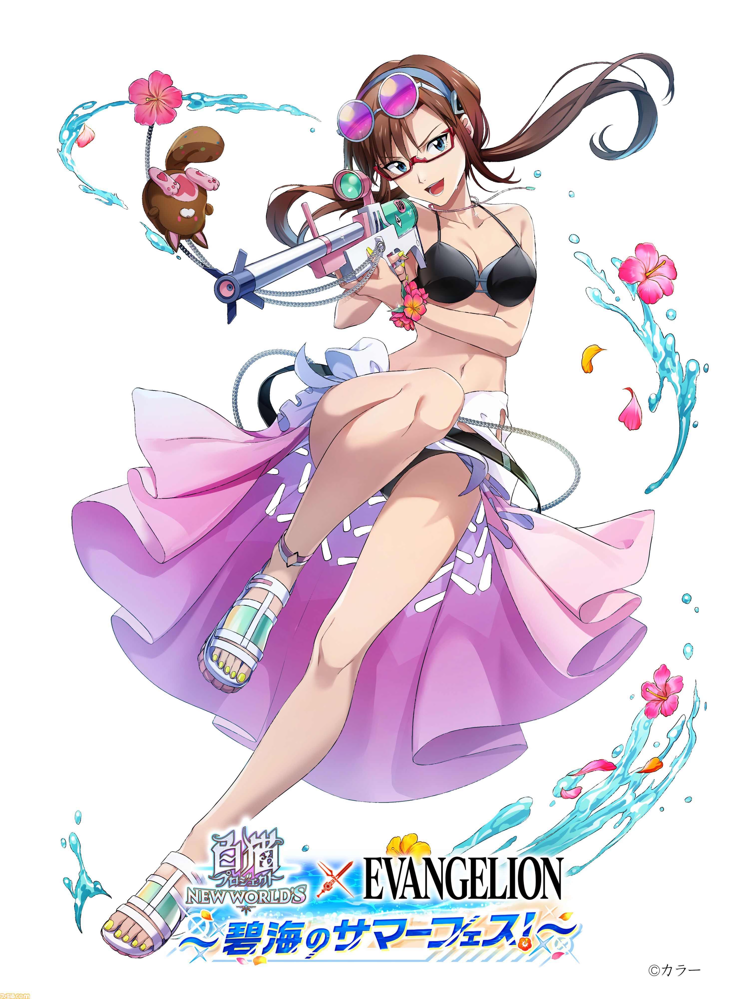 白猫NW』×『エヴァンゲリオン』のコラボ再び。レイやアスカの水着衣装