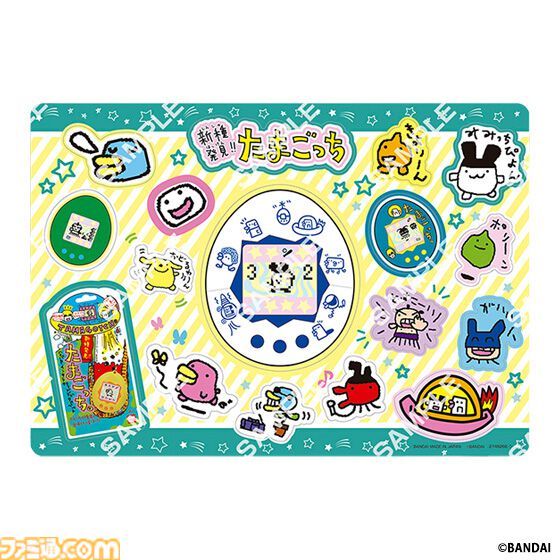 【たまごっち】2007年〜2012年までの“たまごっち”がミニチュアチャームとなって登場。くちぱっちやまめっちなど全10種がラインアップ
