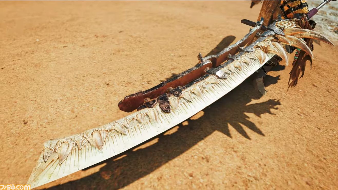 『モンハンワイルズ』太刀の武器紹介動画が公開。特定の攻撃をヒットさせると錬気ゲージの段階が上昇。納刀からカウンター、気刃兜割のシーンも