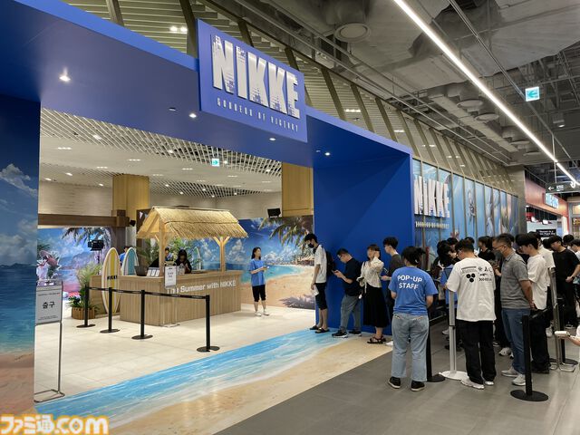 『NIKKE』韓国ポップアップストアをリポート。24年の夏イベントがモチーフ！ 水着だけじゃないさまざまなグッズ。頼む、日本でも開催してくれ【ニケ】