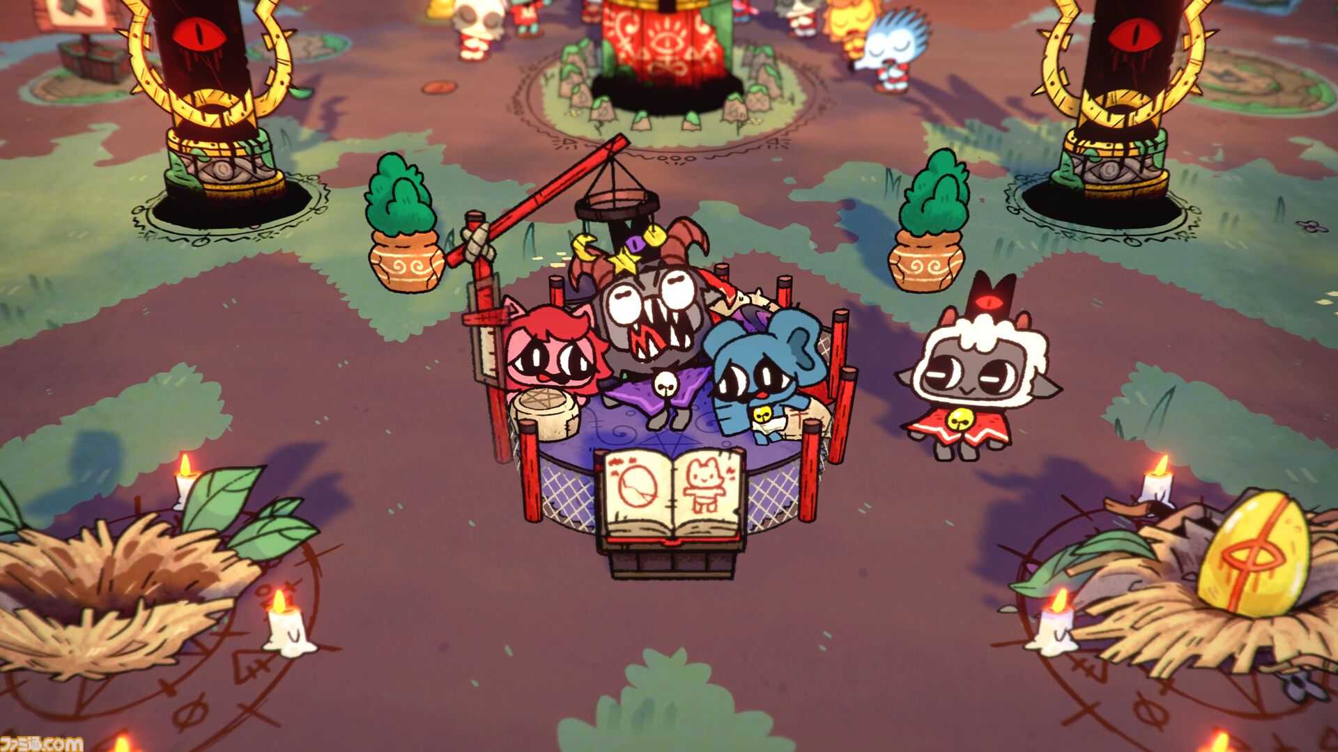 かわいい子羊がカルト教団を作り上げる『Cult of the Lamb』協力プレイ