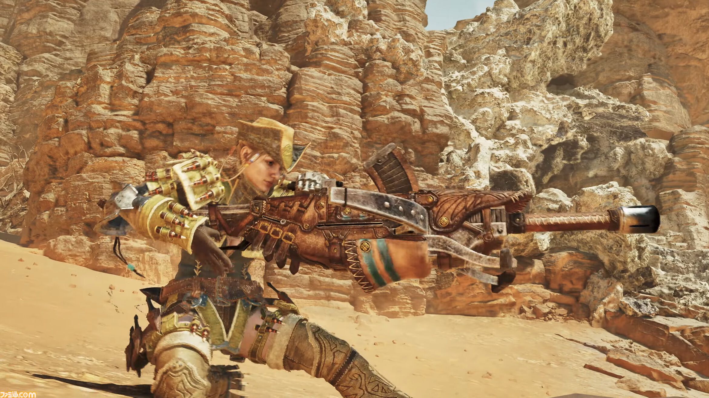 『モンハンワイルズ』ライトボウガンの武器紹介動画が公開。機動性に優れ、素早い射撃と回避が得意。速射エネルギーを消費することで複数回発射可能