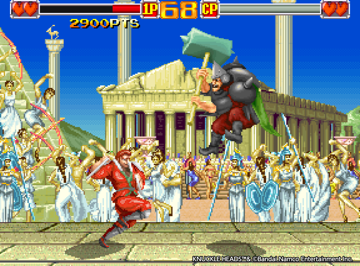 【アケアカ】『ナックルヘッズ』8/15発売。ナムコから1993年にリリースされた最大4人同時プレイ可能な対戦格闘ゲーム
