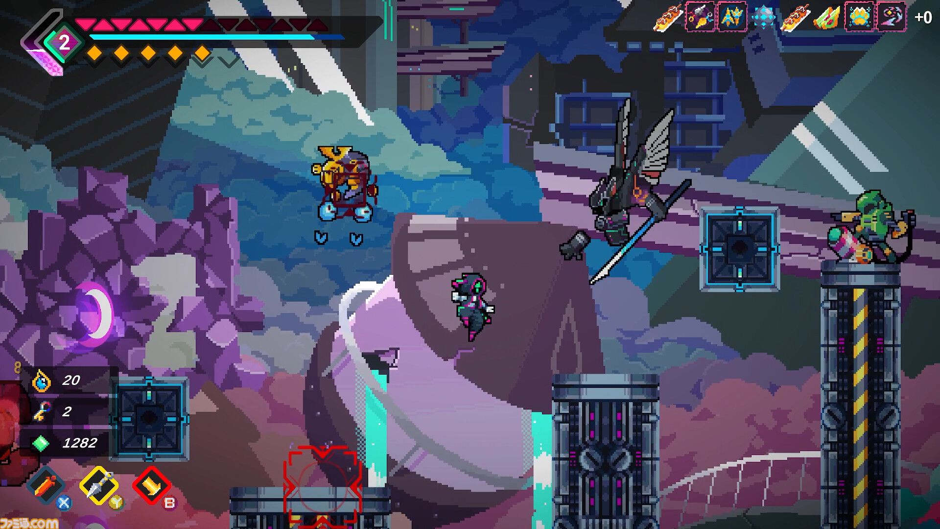 2Dローグライクアクション『Elsie』9月10日にリリース。自動生成されるドット絵ステージを華麗なアクションで駆け抜けろ