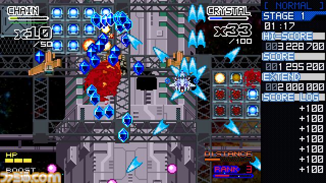 近接バトル重視のシューティング『クリスタルブレイカー』体験版が公開。ステージ2までプレイ可能で開発の進捗に併せて体験版もアップデート予定