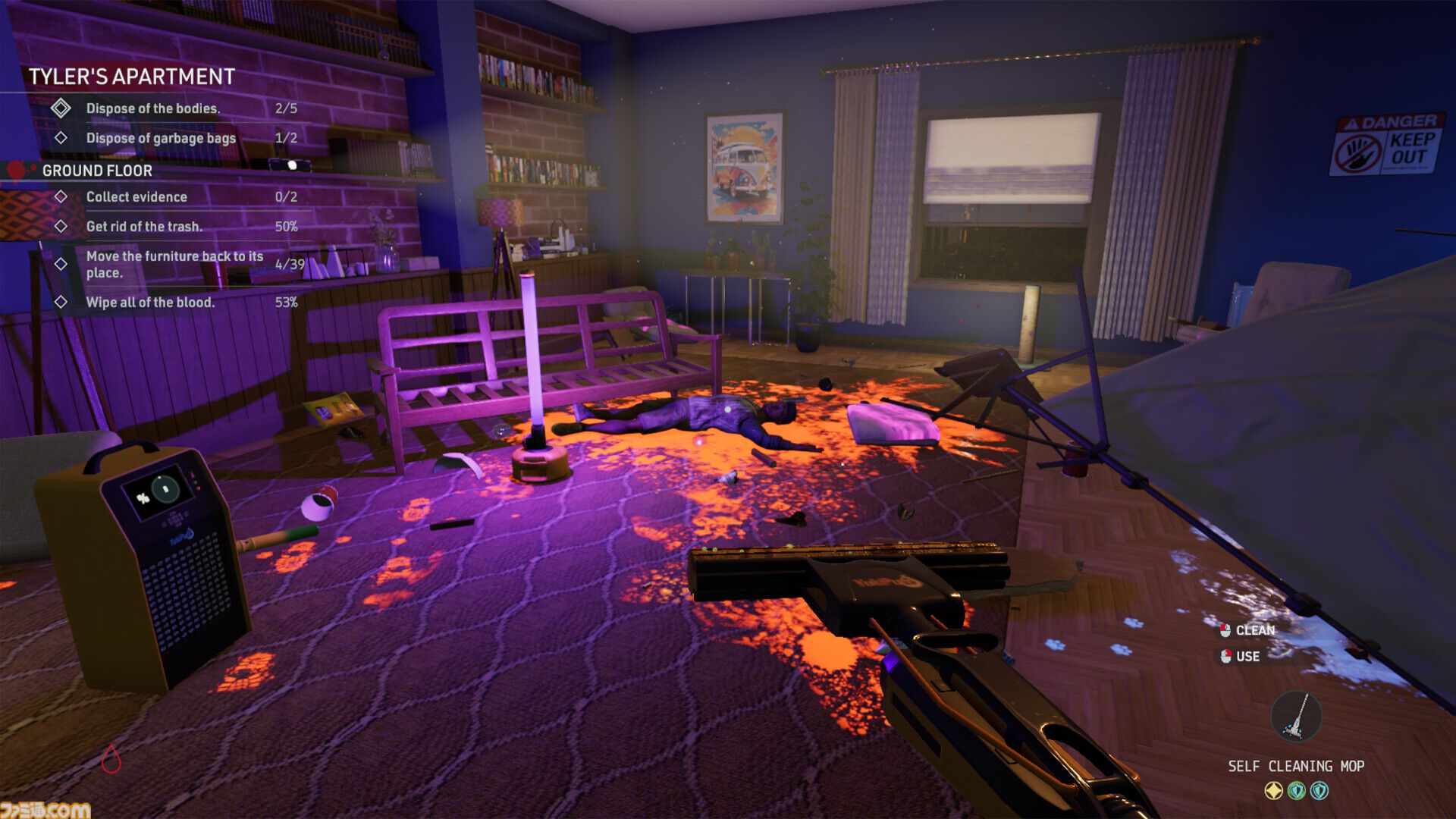 犯罪現場清掃シミュ『Crime Scene Cleaner』Steamでリリース。遺体や血痕などを隠滅。すべては高額報酬のため、そして重い病を患う娘のために