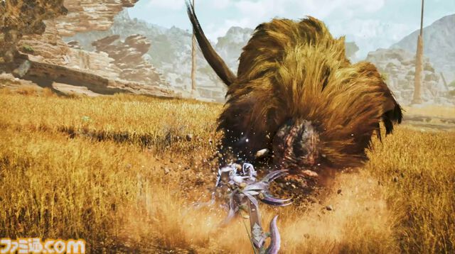 『モンハンワイルズ』スラッシュアックスの武器紹介動画が公開。斧モードと剣モードのふたつのモードを使い分けながら狩猟。カウンター技らしきシーンも