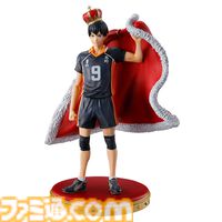 アニメ『ハイキュー!!』10周年記念の一番くじが本日（8/17）発売。烏の羽、王様のマントをそれぞれ身に着けた日向翔陽、影山飛雄のフィギュアが当たる