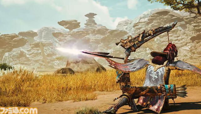 『モンハンワイルズ』弓の紹介動画が公開。さまざまな射撃で立ち回る中距離武器。“導ノ矢”を当てると撃った矢が追尾するようになる
