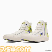 コンバース×『スプラトゥーン3』コラボで専用デザインのオールスターが発売決定。サイドオーダーのカスタマイズモデルも！