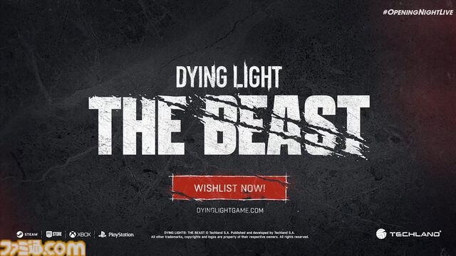 『Dying Light: The Beast』が発表。オープンワールド型ゾンビサバイバルゲーム『ダイイングライト』シリーズの新作【gamescom2024】