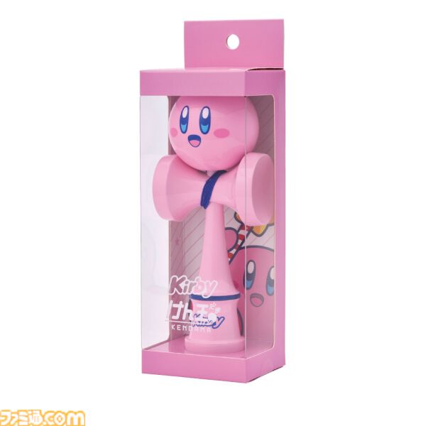 星のカービィ』けん玉の再販分の予約がスタート。全体をピンクカラーで