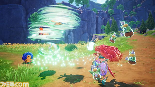 『聖剣伝説 ヴィジョンズ オブ マナ』主人公ヴァルの先輩ライザや世界中を旅するオーリンなどの詳細が明らかに。世界に災いをもたらす神獣も紹介