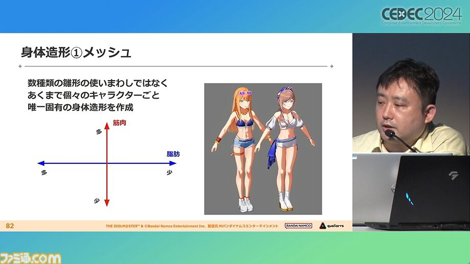 『学マス』アイドル衣装は“戦闘服への変身姿に似た特別感や迫力”。みずみずしさをコンセプトにモバイル3D美少女の最高クオリティーを目指したキャラクター・背景制作【CEDEC2024】