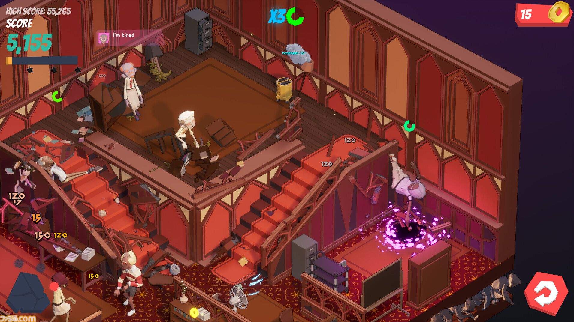 不当解雇の復讐で会社の備品を壊しまくれ！ オフィス破壊ゲーム『Office Fight』がSteamで配信開始