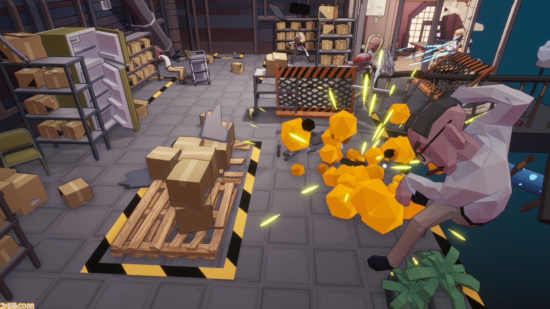 不当解雇の復讐で会社の備品を壊しまくれ！ オフィス破壊ゲーム『Office Fight』がSteamで配信開始