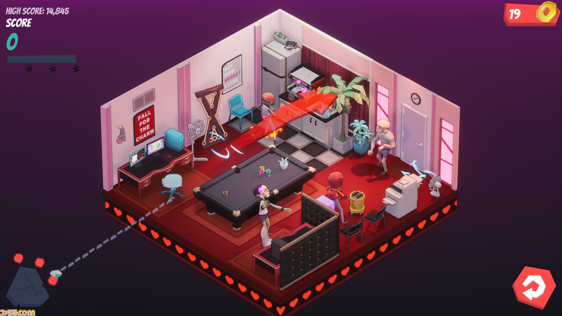 不当解雇の復讐で会社の備品を壊しまくれ！ オフィス破壊ゲーム『Office Fight』がSteamで配信開始