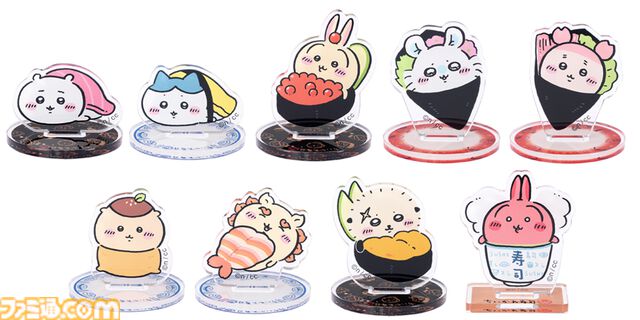 "むちゃうま!!ちいかわ寿司"が9月6日より期間限定オープン。ちいかわたちがかわいいお寿司に。マスコットや醤油皿などのグッズを販売