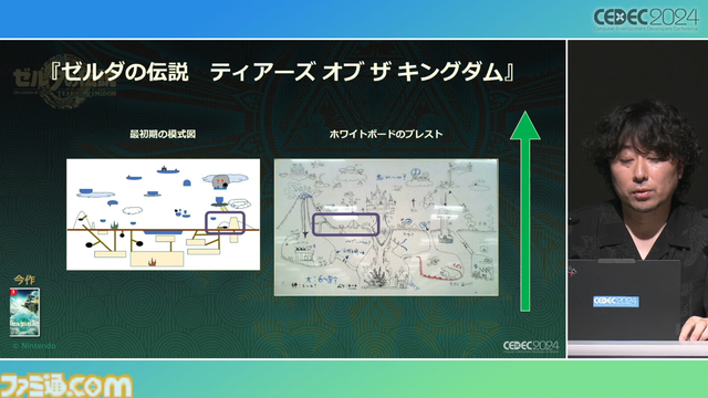 『ゼルダの伝説 ティアキン』の空島は“積極的に放置”されていた。空、地上、地底の3つの世界と制作環境のすべてをシームレスにつないだ技術【CEDEC2024】