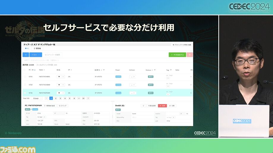 『ゼルダの伝説 ティアキン』スクラビルドは組み合わせが膨大すぎて開発チームもお手上げ？ やらないものを決定しても12万通りの組み合わせが存在【CEDEC2024】