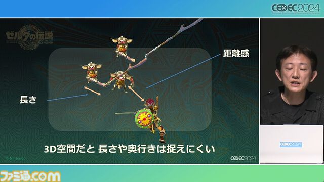 『ゼルダの伝説 ティアキン』スクラビルドは組み合わせが膨大すぎて開発チームもお手上げ？ やらないものを決定しても12万通りの組み合わせが存在【CEDEC2024】