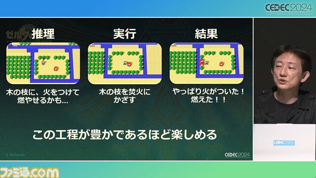 『ゼルダの伝説 ティアキン』スクラビルドは組み合わせが膨大すぎて開発チームもお手上げ？ やらないものを決定しても12万通りの組み合わせが存在【CEDEC2024】