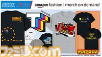 ソニック＆パックマン、ペルソナ、スーパーモンキーボールなどのTシャツが発売。セガ／アトラスのAmazon Merch on Demandストアがオープン