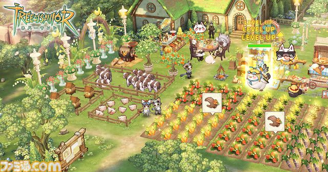 【TOS新作】スマホMMORPG『ツリーオブセイヴァー：ネバーランド』事前登録スタート。世界樹を救う冒険や、ときにはのんびり農家生活