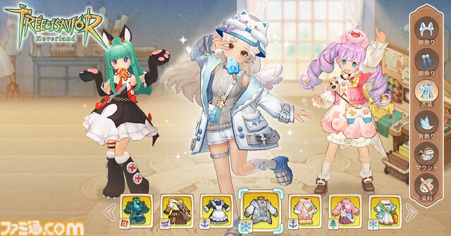 【TOS新作】スマホMMORPG『ツリーオブセイヴァー：ネバーランド』事前登録スタート。世界樹を救う冒険や、ときにはのんびり農家生活