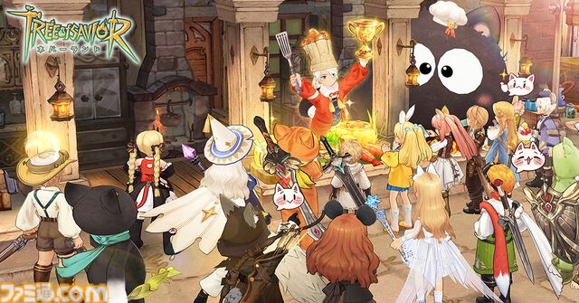 【TOS新作】スマホMMORPG『ツリーオブセイヴァー：ネバーランド』事前登録スタート。世界樹を救う冒険や、ときにはのんびり農家生活