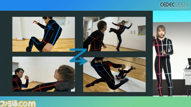 モーションアクターもクリエイター。言われた動作をキャプチャーするだけではなく、企画段階からの演技提案や実演で魅力的なゲームキャラを作り出す【CEDEC 2024】