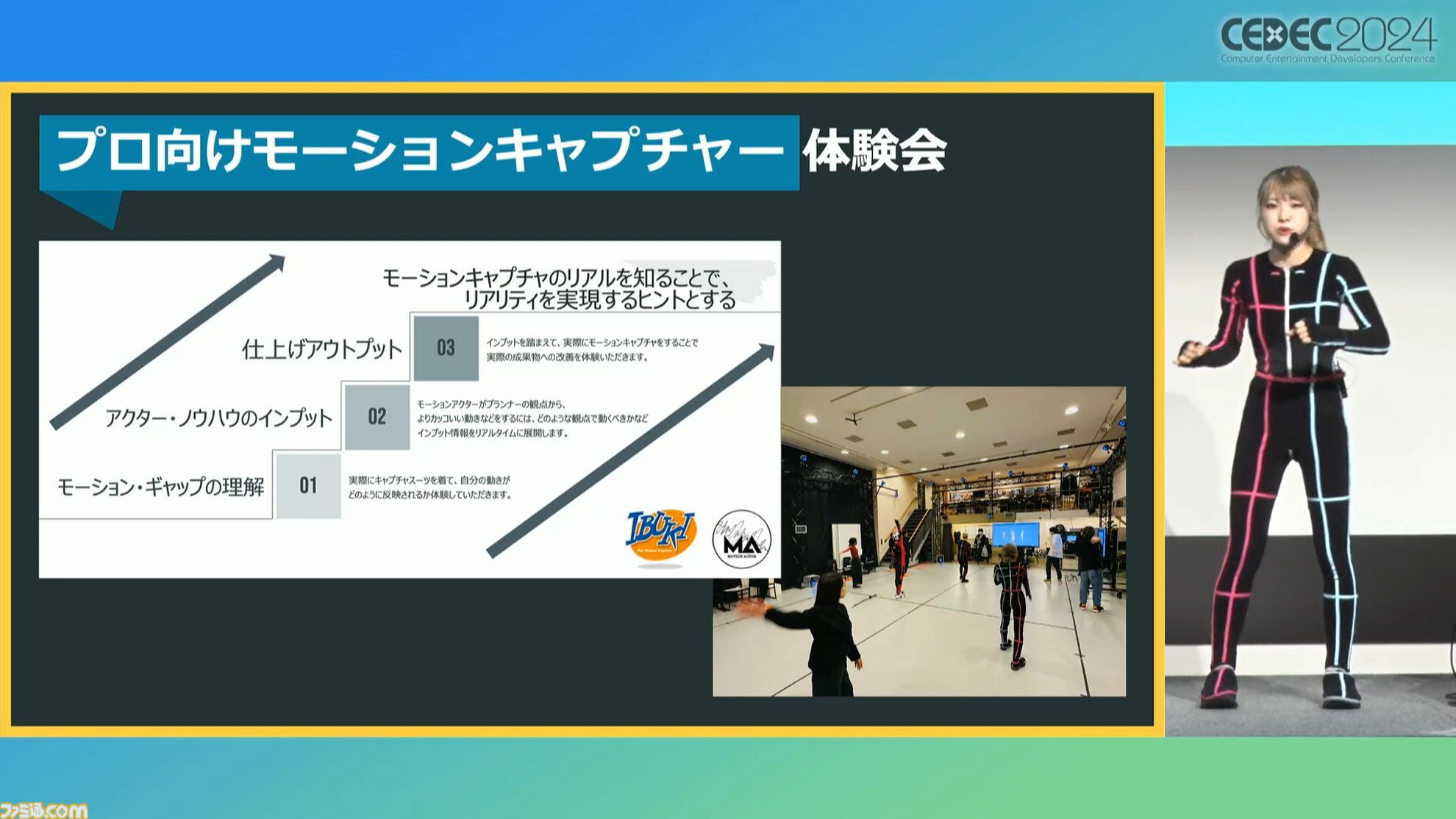 モーションアクターもクリエイター。言われた動作をキャプチャーするだけではなく、企画段階からの演技提案や実演で魅力的なゲームキャラを作り出す【CEDEC 2024】