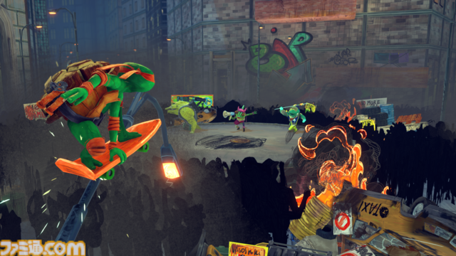 『ミュータントタートルズ unleashed』が12月5日（木）配信決定。レオナルドらを操りニューヨークを駆け巡る3Dアクション。映画の数か月後が舞台に