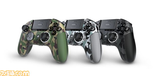 PS/PCコントローラー“NACON REVOLUTION 5 PRO”の新色3種がAmazon独占で予約販売中。白、黒、緑をそれぞれ基調にした迷彩柄のデザイン