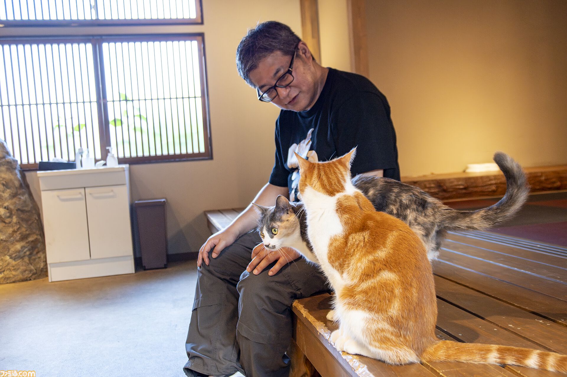 おじさんふたり、日光さる軍団のおさるランドではしゃぐ。子ざるには人間と動物の赤ちゃん両方のかわいさがあってどうにかなりそう
