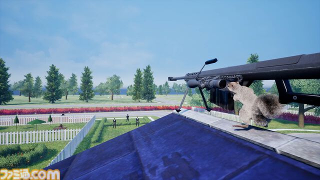 リスのガンアクション『Squirrel with a Gun』本日（8/30）発売。ハンドガンやサブマシンガンで黒服を返り討ちに。ただドングリが欲しいだけなのに