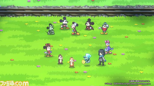 『ディズニー ピクセルRPG』最新PV公開。平和なディズニー世界に突如異変が起こる。ミッキーやオーロラ姫のバトルシーンも