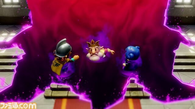 『ゼルダの伝説 知恵のかりもの』裂け目の中に広がる“無の世界”とカラクリ技師のダンペイの情報が公開。ゼルダ姫が剣士の姿になって戦うことも可能